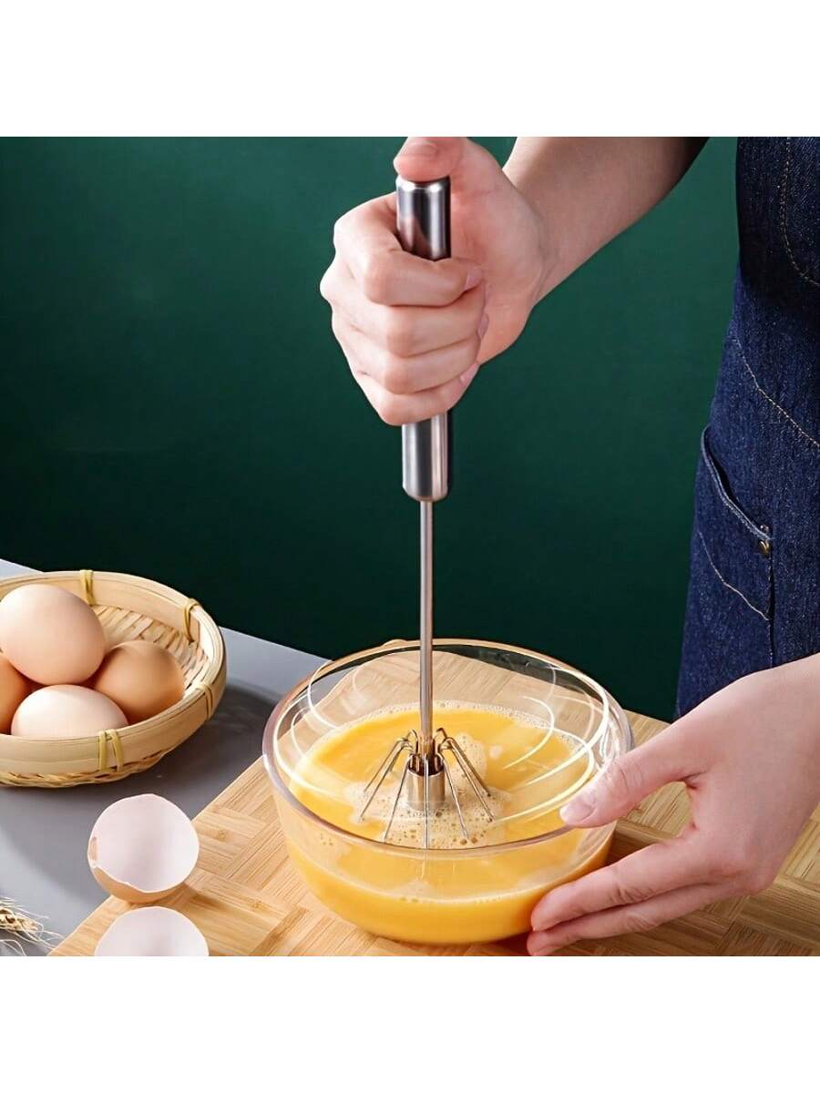 4-Speed Multi-Functional Handheld Blender - Manual, Battery-Free Operation, Suitable For Baking And Cooking, Mother's Gift